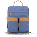 Korean style canvas school backpack,school bag